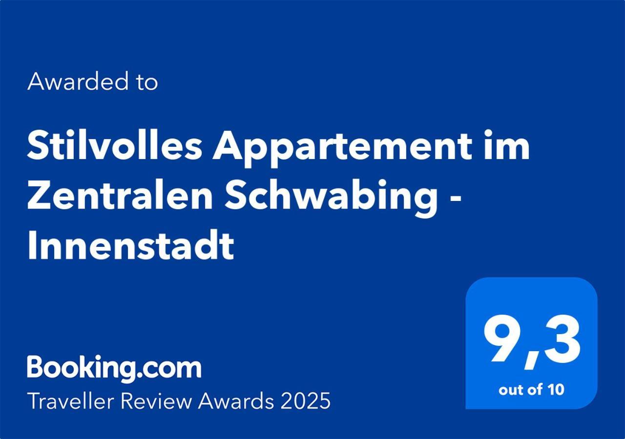 Stilvolles Appartement Im Zentralen Schwabing - Innenstadt München Ngoại thất bức ảnh